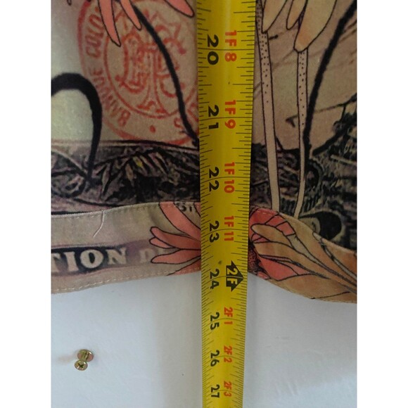 Vintage Impulse California Colorful Banque Coloniale Button Down Jacket 2XL - Picture 8 of 8